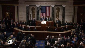 En el Capitolio de Estados Unidos, el papa Francisco pidió abolir la pena de muerte