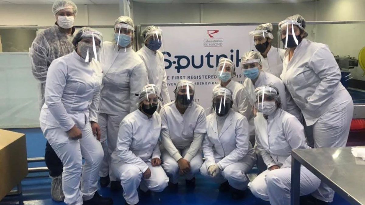 Sputnik Vida: Richmond completó la producción de 450 mil dosis