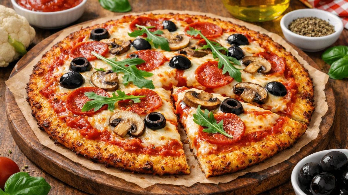 Dieta sin gluten: cómo hacer pizza sin harina, con 6 ingredientes y en menos de 20 minutos