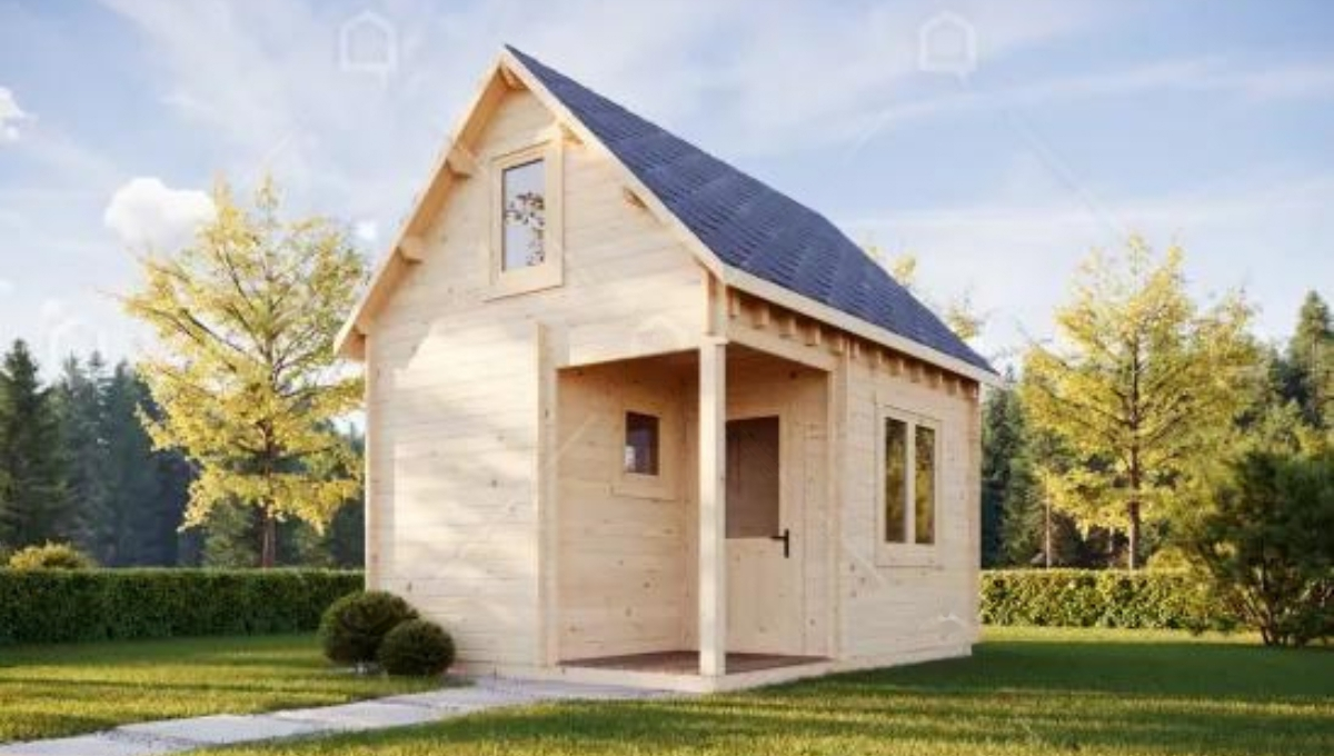 Dos plantas y terraza: la casa prefabricada que se vende por 7.000 euros