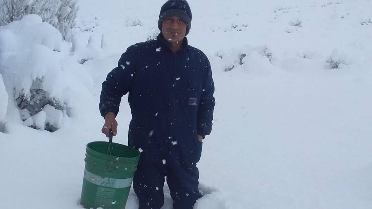 Horacio Sepúlveda vive en Laguna Blanca