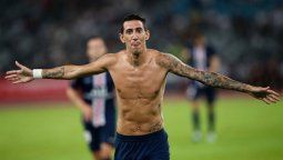 Di María marcó un golazo de tiro libre y le dio el título al PSG