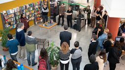 La Bibiloteca Sebatián Touza, un espacio de lectura en la Biblioteca Central de la UNCuyo.