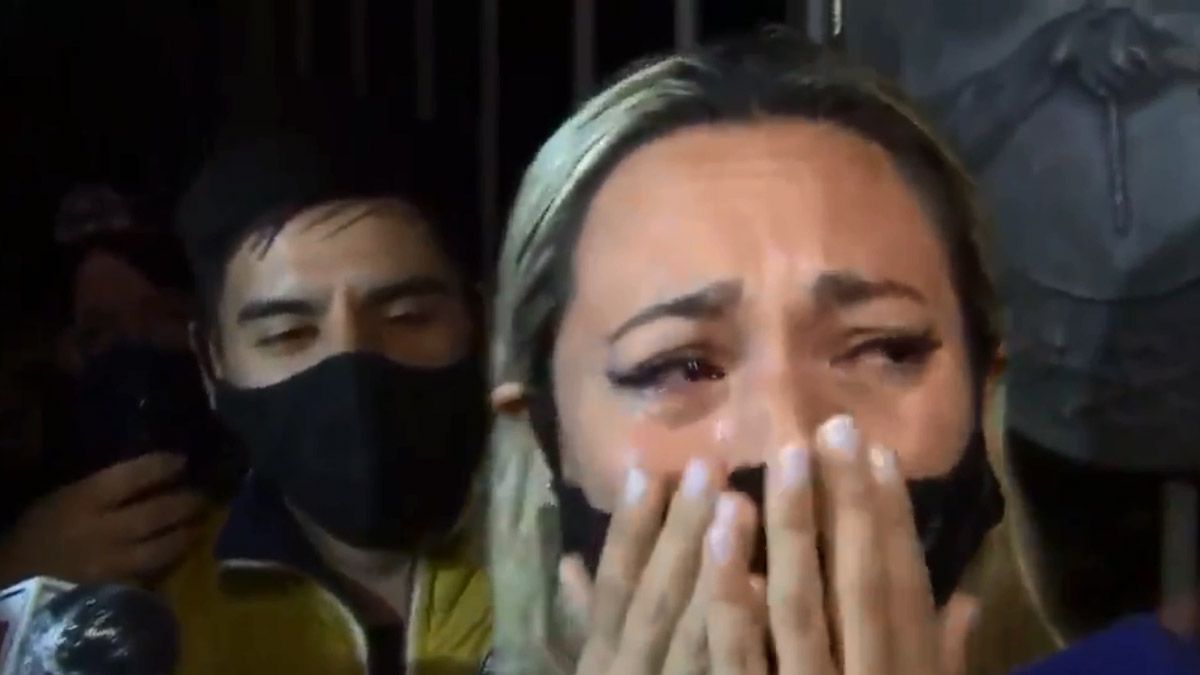 El llanto de Rocío Oliva luego de que le negaran la entrada 