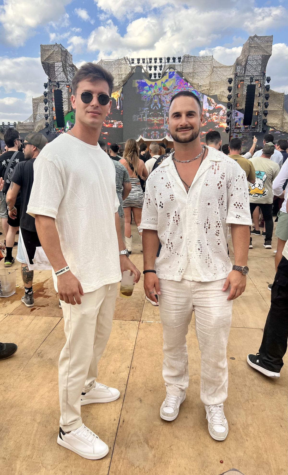 Ricky Sale y Gonzalo Lugo.