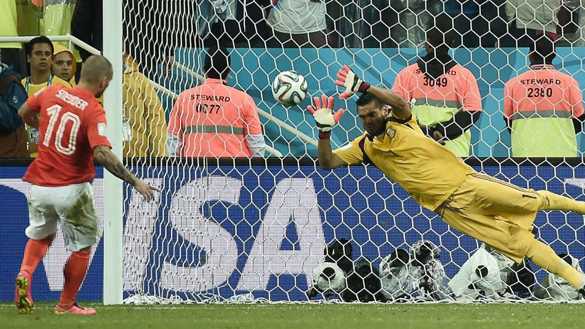 La Selección argentina derrotó por penales a Países Bajos, en el Mundial Brasil 2014.