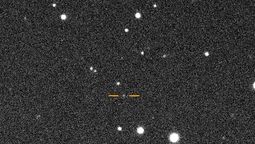 El asteroide descubierto se oculta en el brillo del Sol. El asteroide descubierto se oculta en el brillo del Sol.