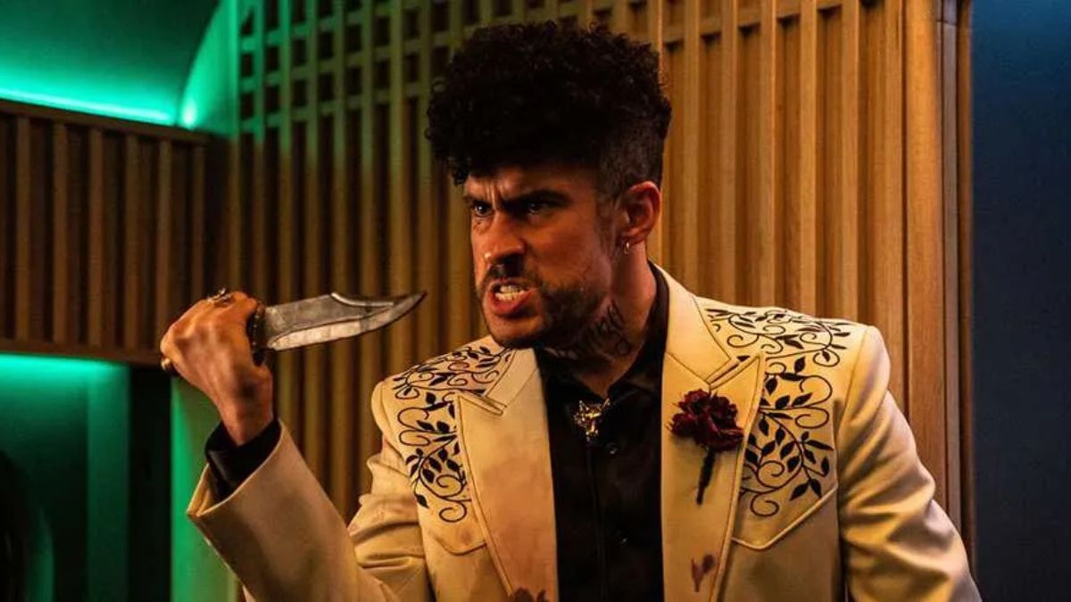 Bad Bunny en Tren bala. Bad Bunny en Tren bala.