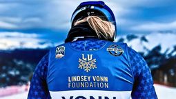 Lindsey Vonn, una leyenda del esquí, entrena en Chile.