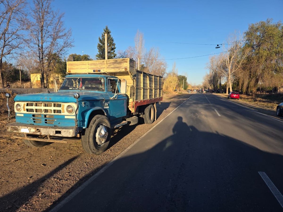 El camión Dodge que estuvo involucrado en el accidente de tránsito donde murió una adolescente de 17 años en San Martín. El camión Dodge que estuvo involucrado en el accidente de tránsito donde murió una adolescente de 17 años en San Martín.