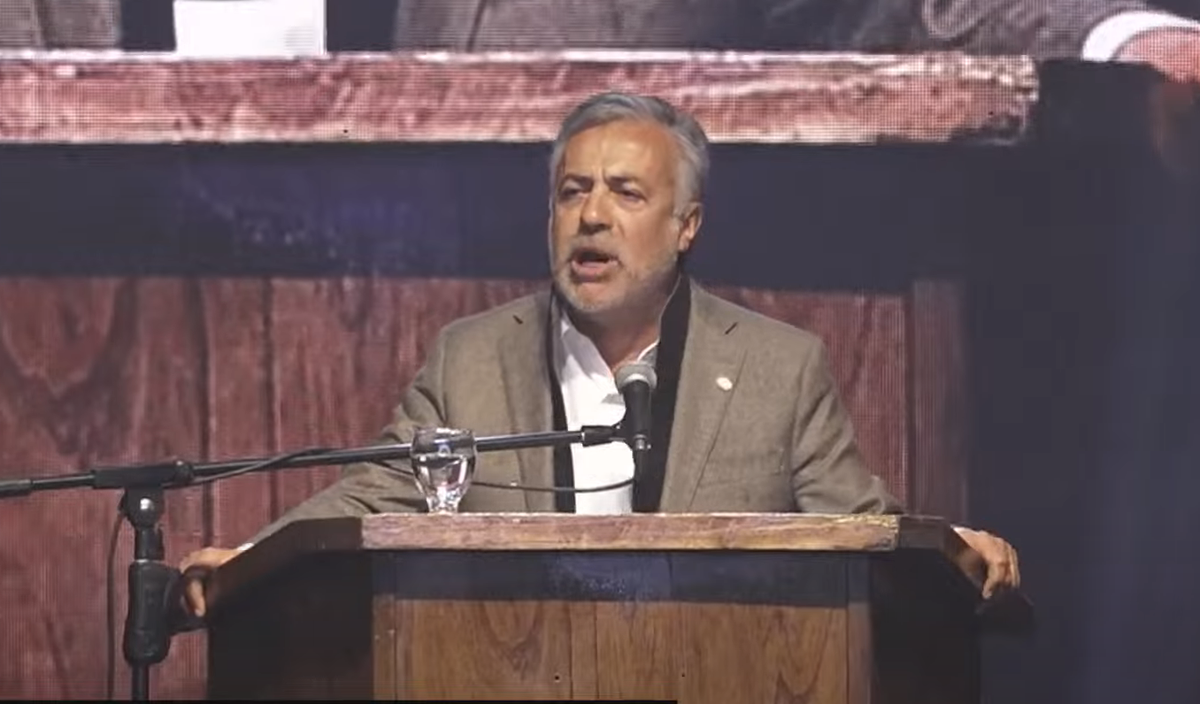 Alfredo Cornejo en la Fiesta de la Ganadería. Alfredo Cornejo en la Fiesta de la Ganadería.