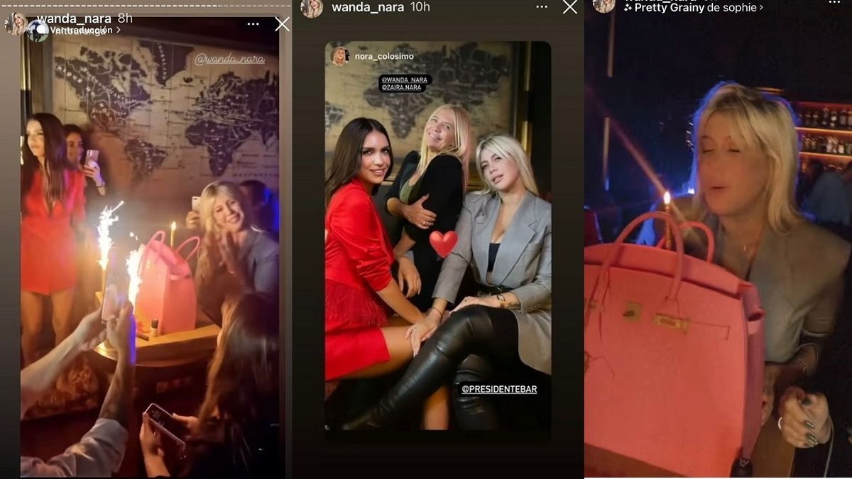 La fiesta sorpresa de Wanda Nara en Buenos Aires.