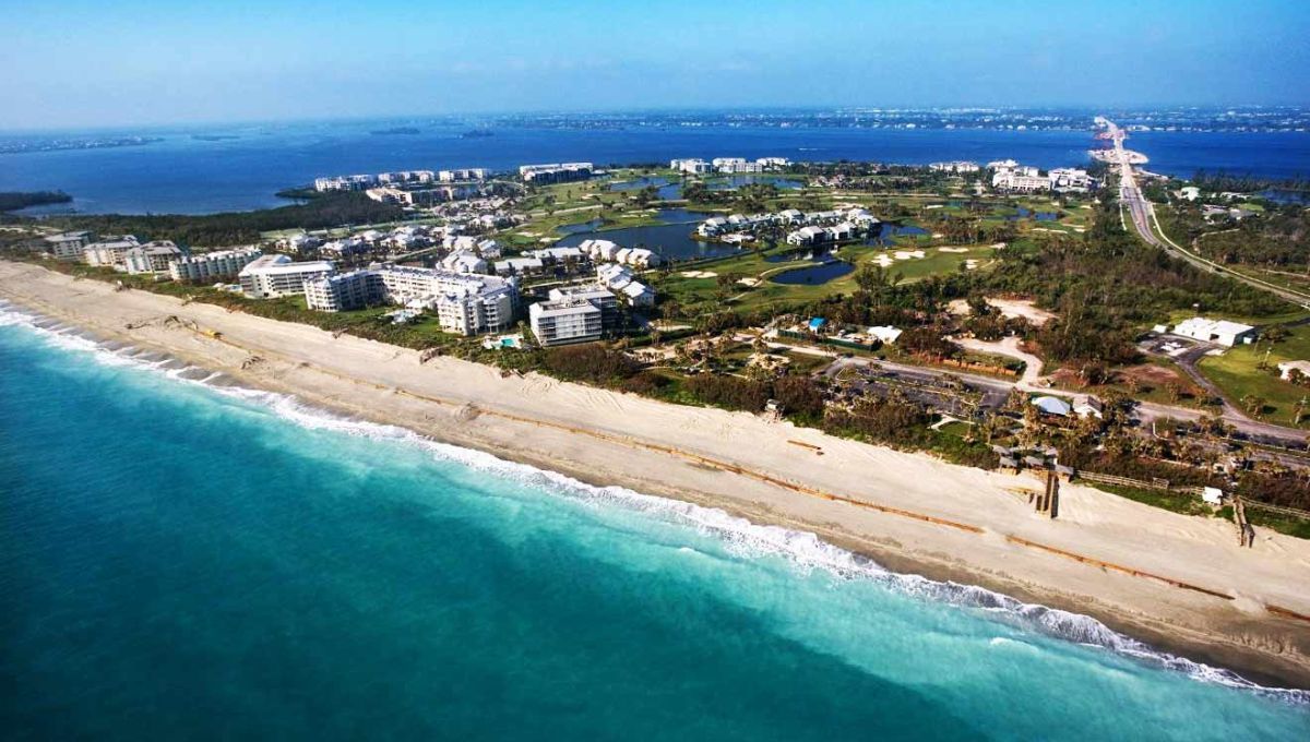 La playa de Florida que está cerca de los parques Disney.
