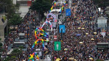 Desfile del orgullo gay en Brasil