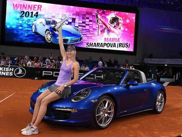 María Sharapova, tricampeona en Sttutgart