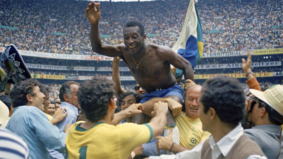 Pelé fue reconocido a nivel mundial por su gran capacidad goleadora.