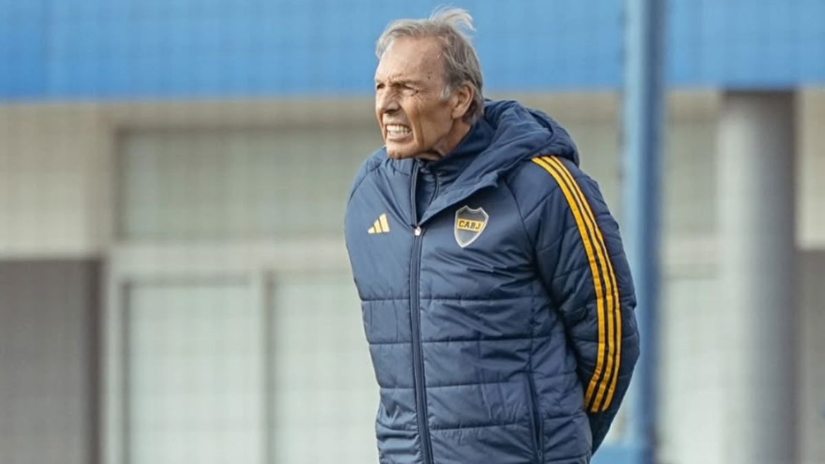 Russo está pensando en el partido con Racing.