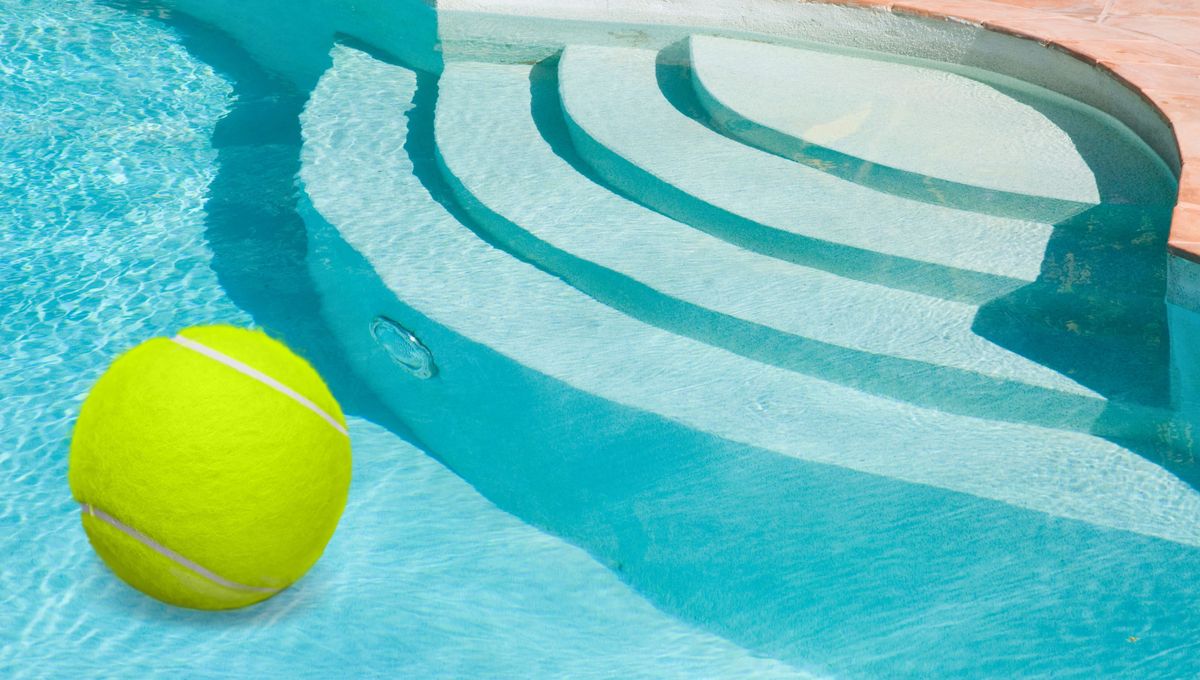 La pelotita de tenis absorbe la grasa, el aceite y algunas otras sustancias. La pelotita de tenis absorbe la grasa, el aceite y algunas otras sustancias. 