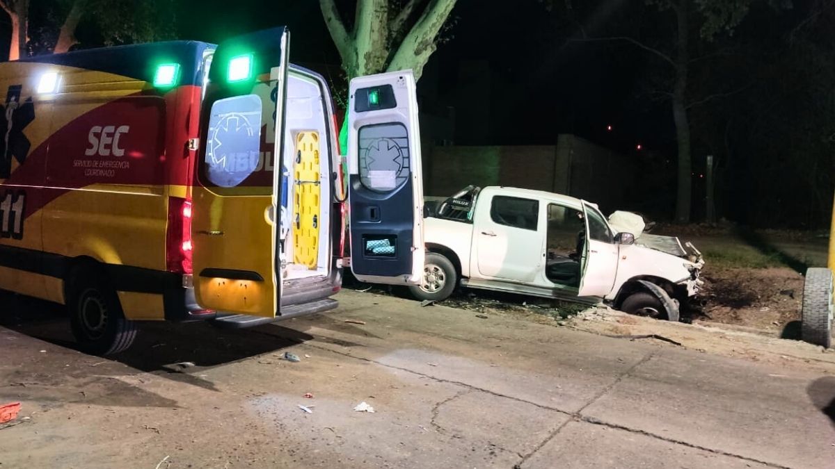 El accidente de tránsito ocurrió en la intersección de las calles San Martín al 1400 y Malabia