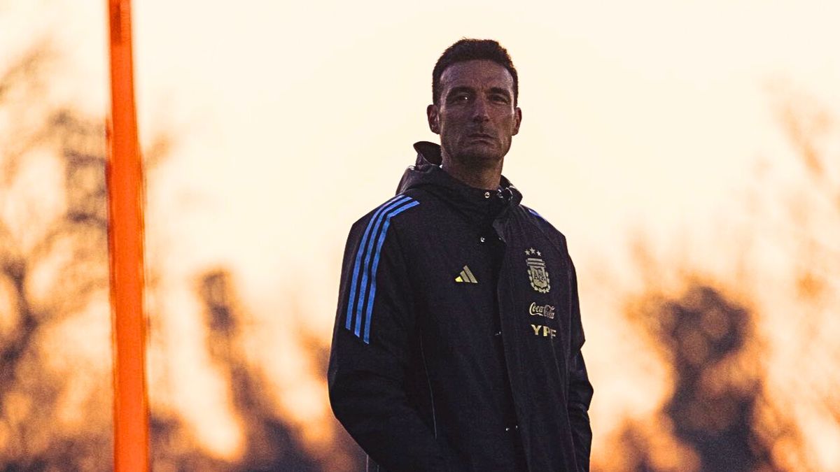 Scaloni espera que no haya problemas para llegar al estadio.