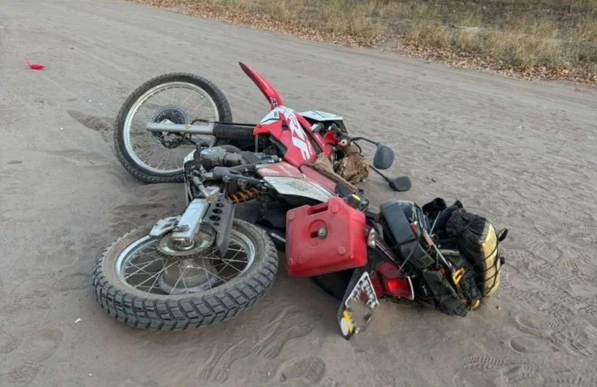 El motociclista accidentado en San Rafael falleció en el lugar.