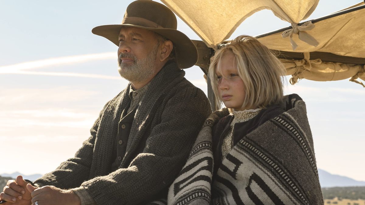 Noticias del gran mundo, la película de Netflix protagonizada por Tom Hanks y nominada a cuatro Premios Oscar. Foto: gentileza Themoviedb. Noticias del gran mundo, la película de Netflix protagonizada por Tom Hanks y nominada a cuatro Premios Oscar. Foto: gentileza Themoviedb.