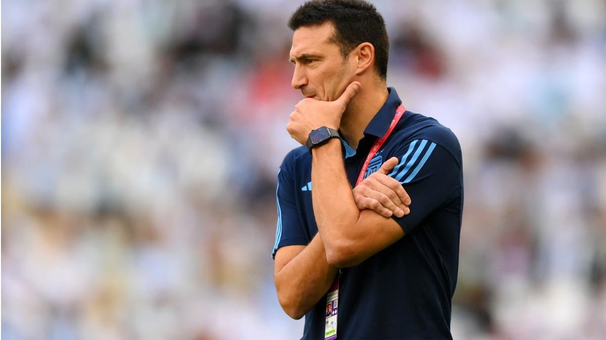 Lionel Scaloni no quedó conforme con el rendimiento de algunos jugadores de Argentina en el debut en el Mundial Qatar 2022.