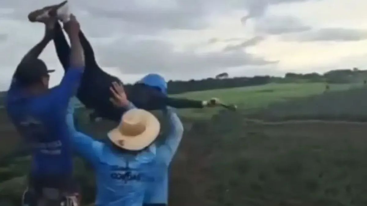 El momento en que una mujer de 21 años cae al vacío sin los elementos de seguridad quedó grabado y se volvió viral.