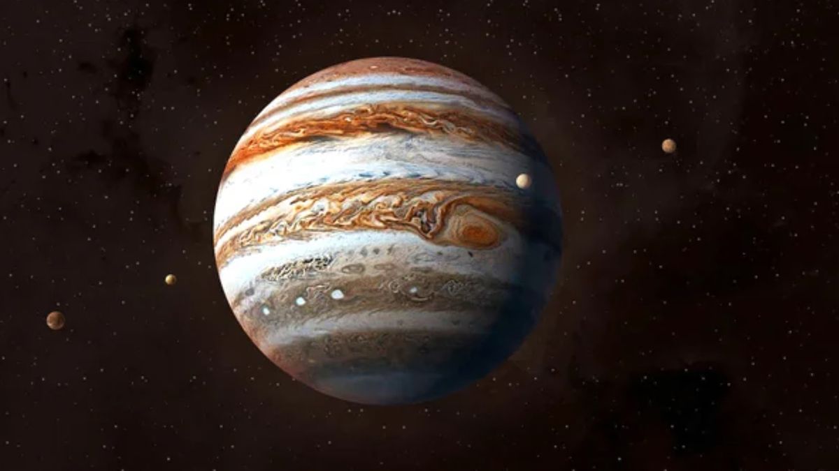 Júpiter es el planeta más grande del Sistema Solar y está ubicado a 2.900 millones de kilómetros de la Tierra Júpiter es el planeta más grande del Sistema Solar y está ubicado a 2.900 millones de kilómetros de la Tierra