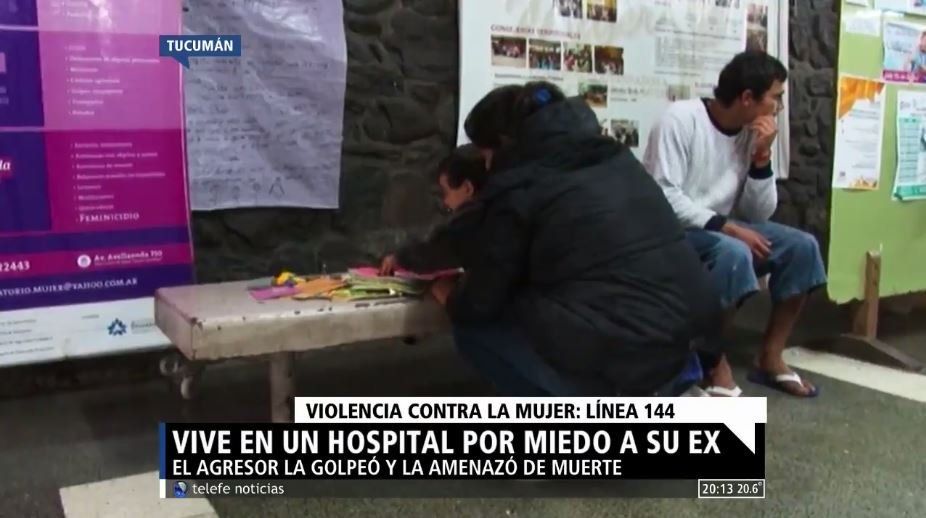 Vive en un hospital por miedo a su ex