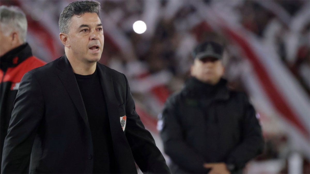 El DT de River, Marcelo Gallardo.