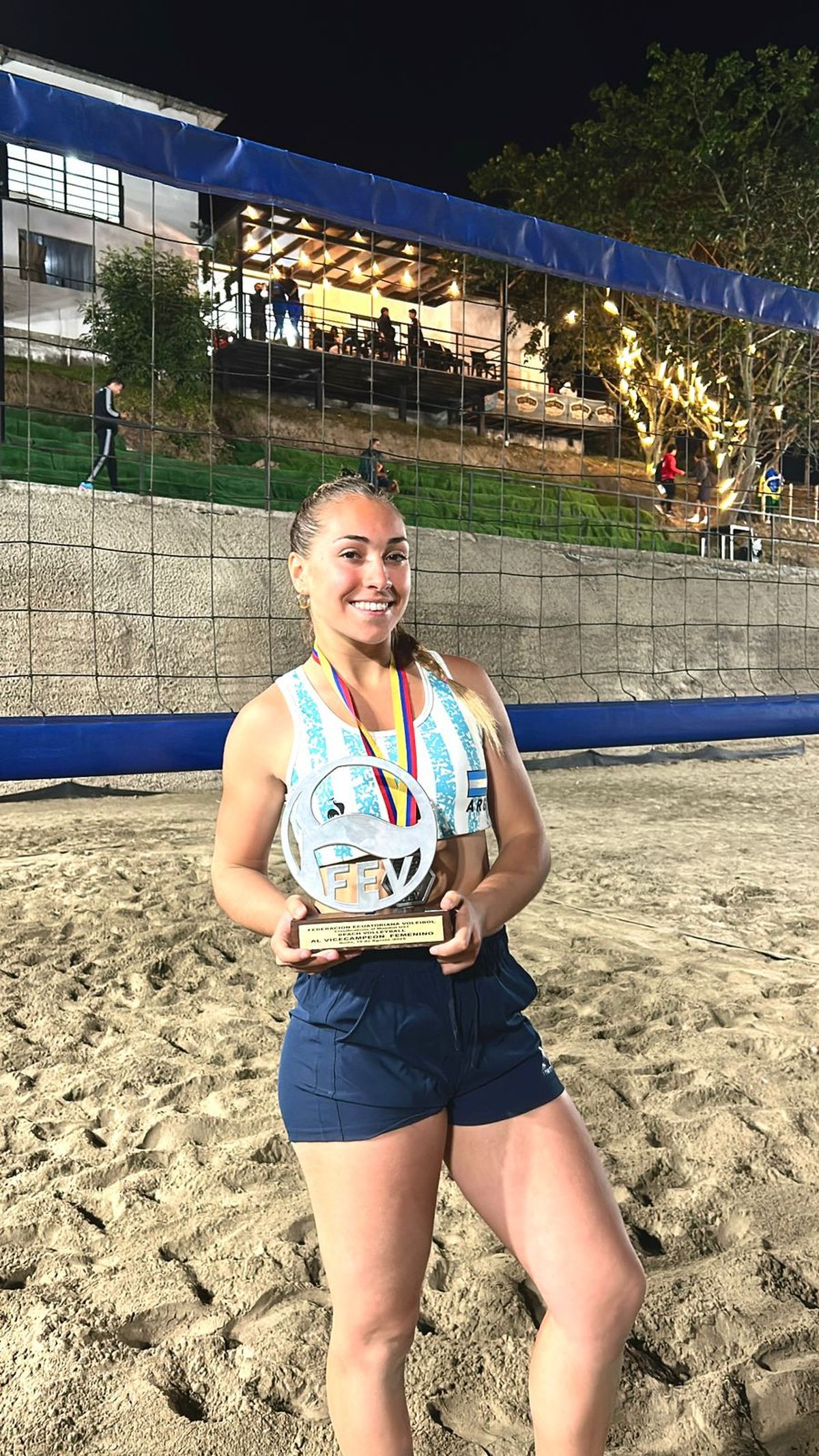 Victoria Sancer viene de ser segunda en el Sudamericano de Quito.