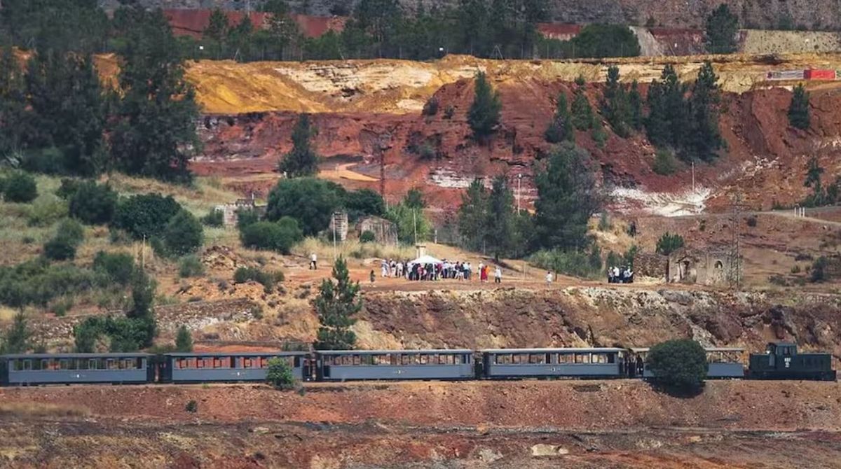 El Parque Minero de Riotinto, considerado el primer destino tur&iacute;stico industrial de Espa&ntilde;a. Foto: Parque Minero Riotinto.&nbsp;&nbsp;