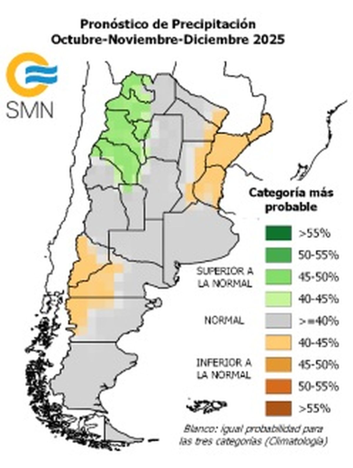 Así serán las lluvias a lo lago de los próximos tres meses Así serán las lluvias a lo lago de los próximos tres meses