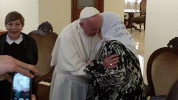 El Papa dijo que a Bonafini la calumnian igual que lo hicieron con Jesús