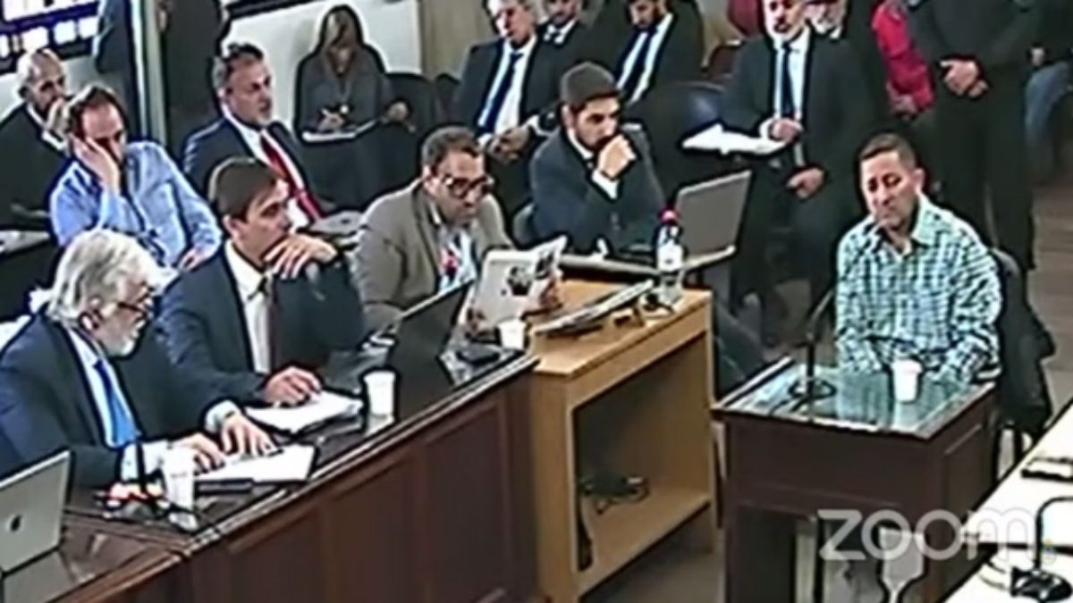 Gonzalo Aliaga declaró en el megajuicio. Gonzalo Aliaga declaró en el megajuicio.