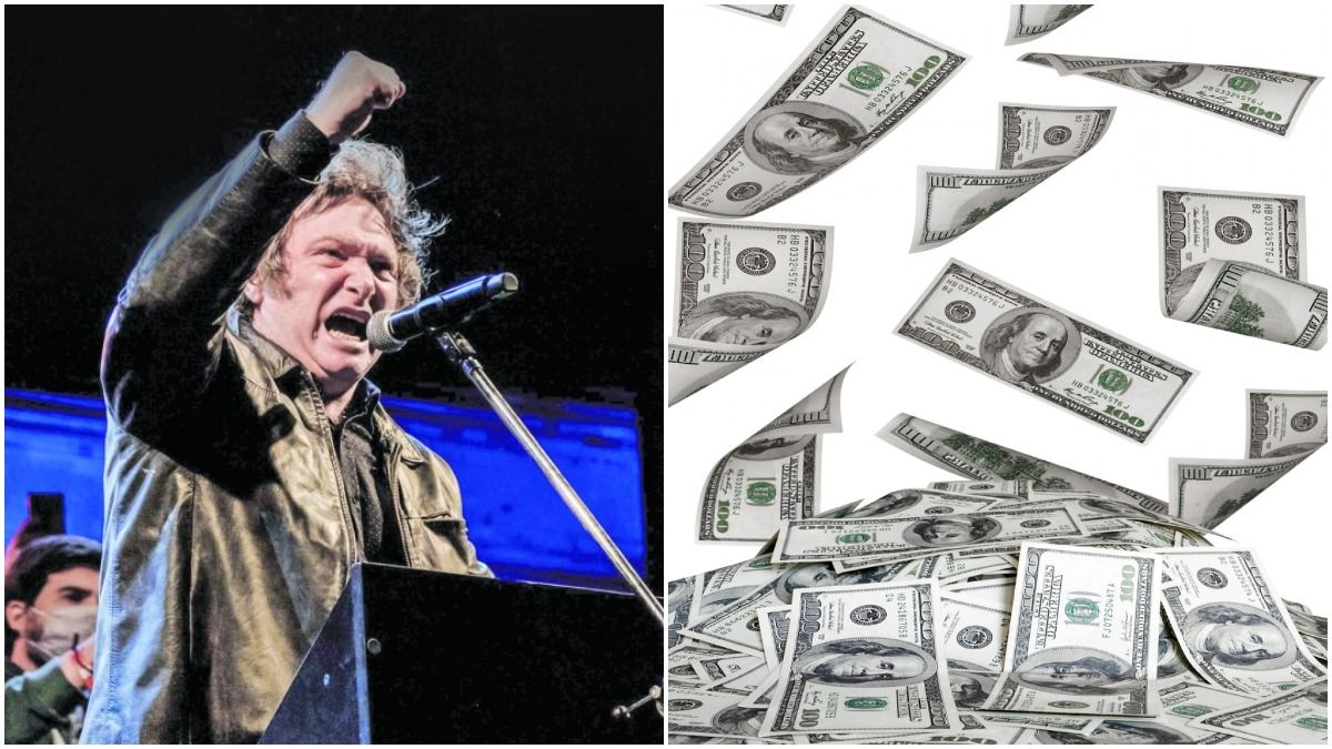 Javier Milei habló del dólar