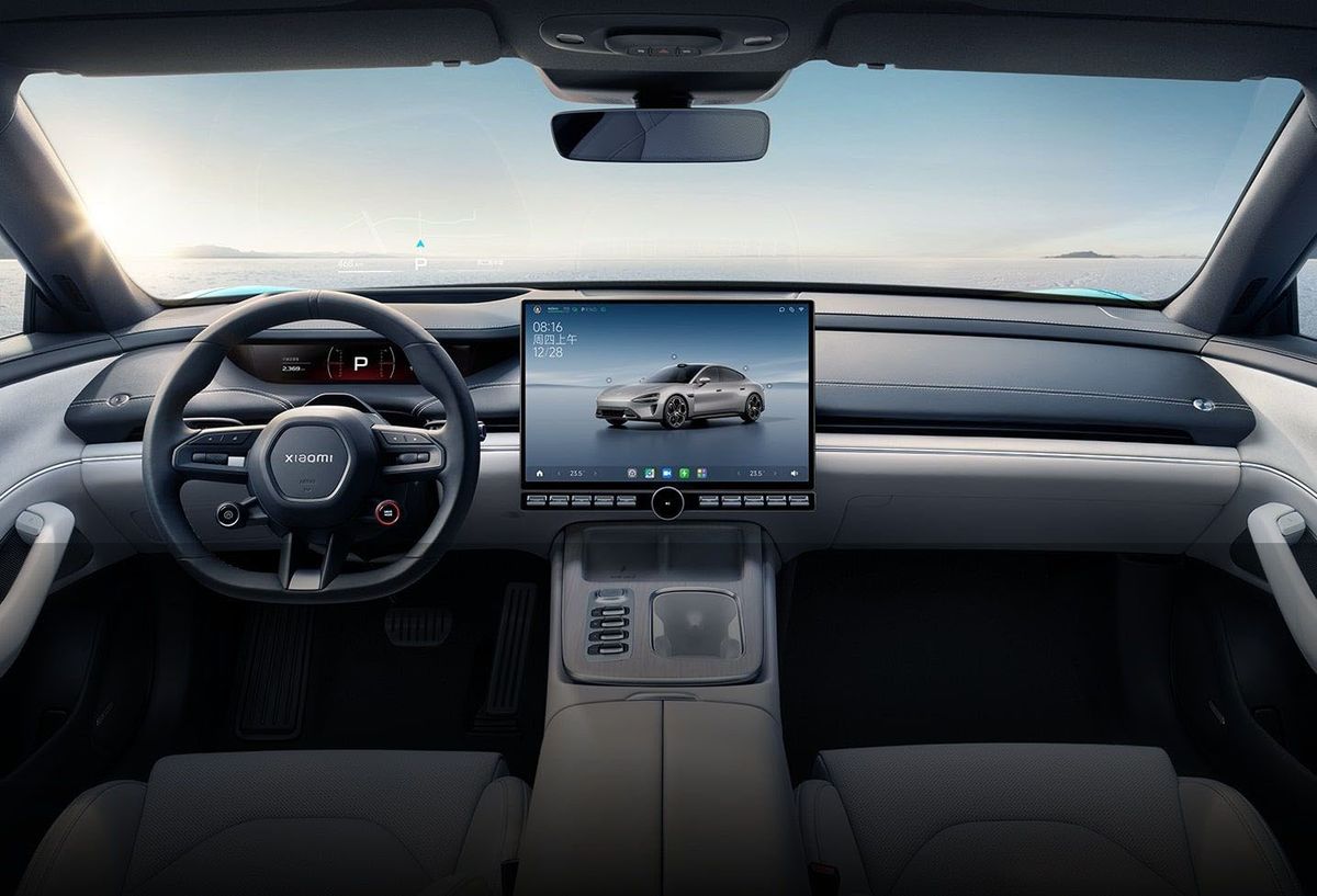 El interior del auto eléctrico chino Xiaomi SU7 es impresionante. El interior del auto eléctrico chino Xiaomi SU7 es impresionante.