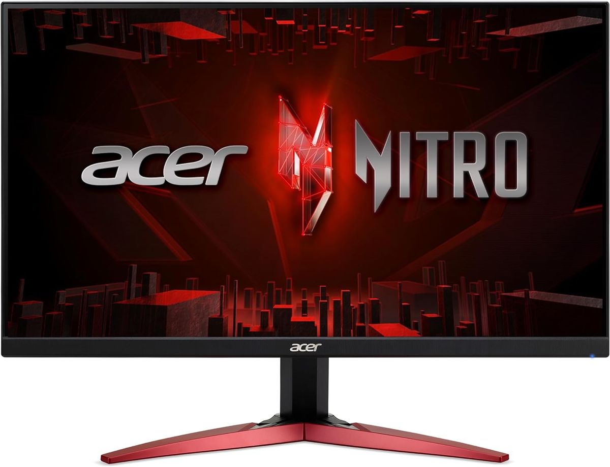 Esta pantalla gaming marca Acer viene con tecnología de retroiluminación LED. Esta pantalla gaming marca Acer viene con tecnología de retroiluminación LED.
