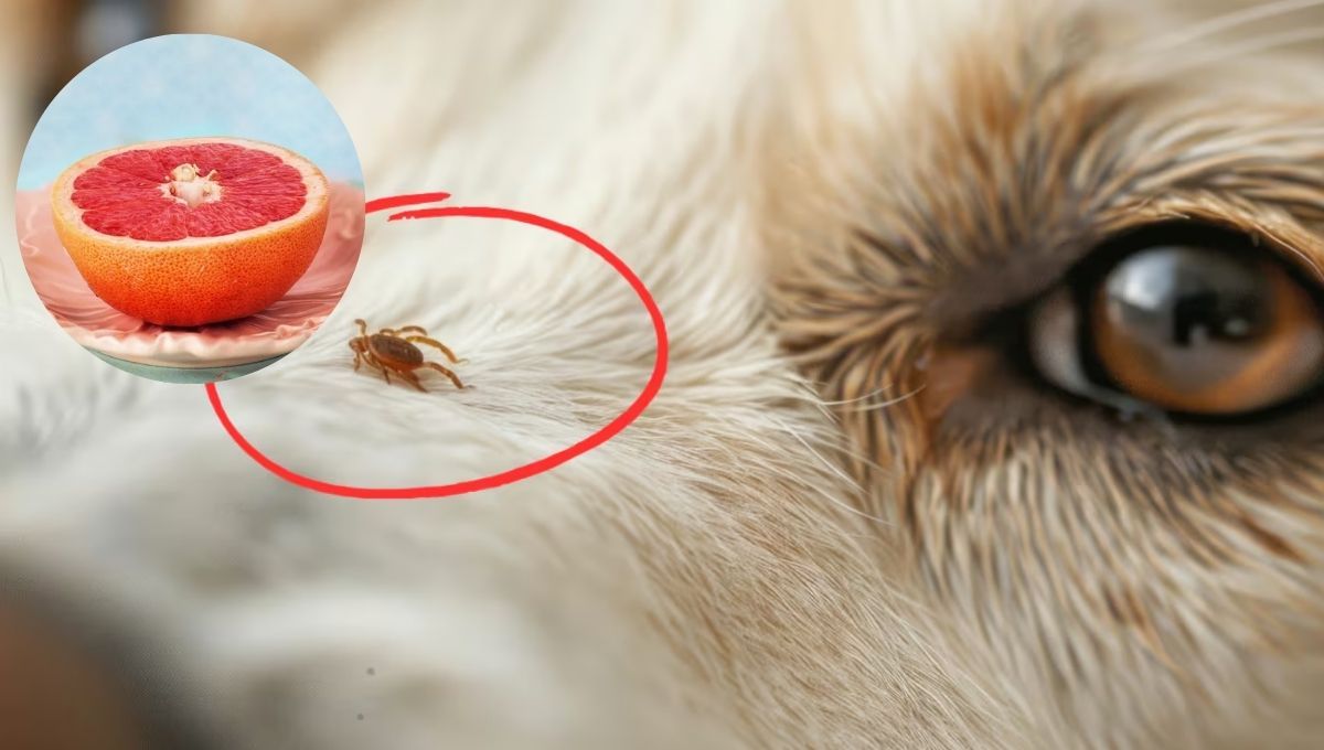 La cáscara de pomelo puede ser efectiva contra las garrapatas.