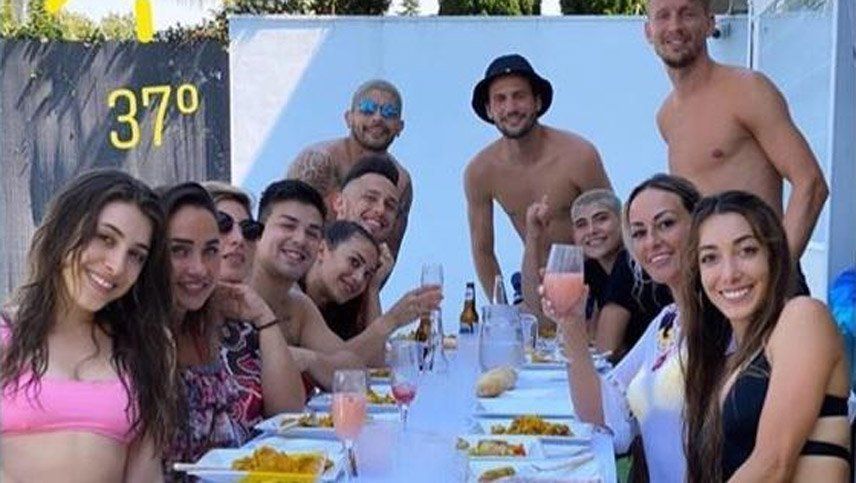 La bronca de la Liga española con Banega, Ocampos y Vázquez por romper la cuarentena