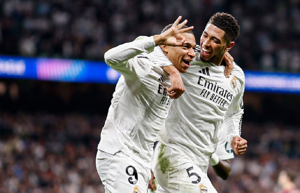 Kylian Mbappé se despachó con un triplete en el Santiago Bernabéu.