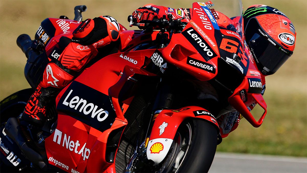 Bagnaia se impuso en el Gran Premio de Gran Bretaña de MotoGP.