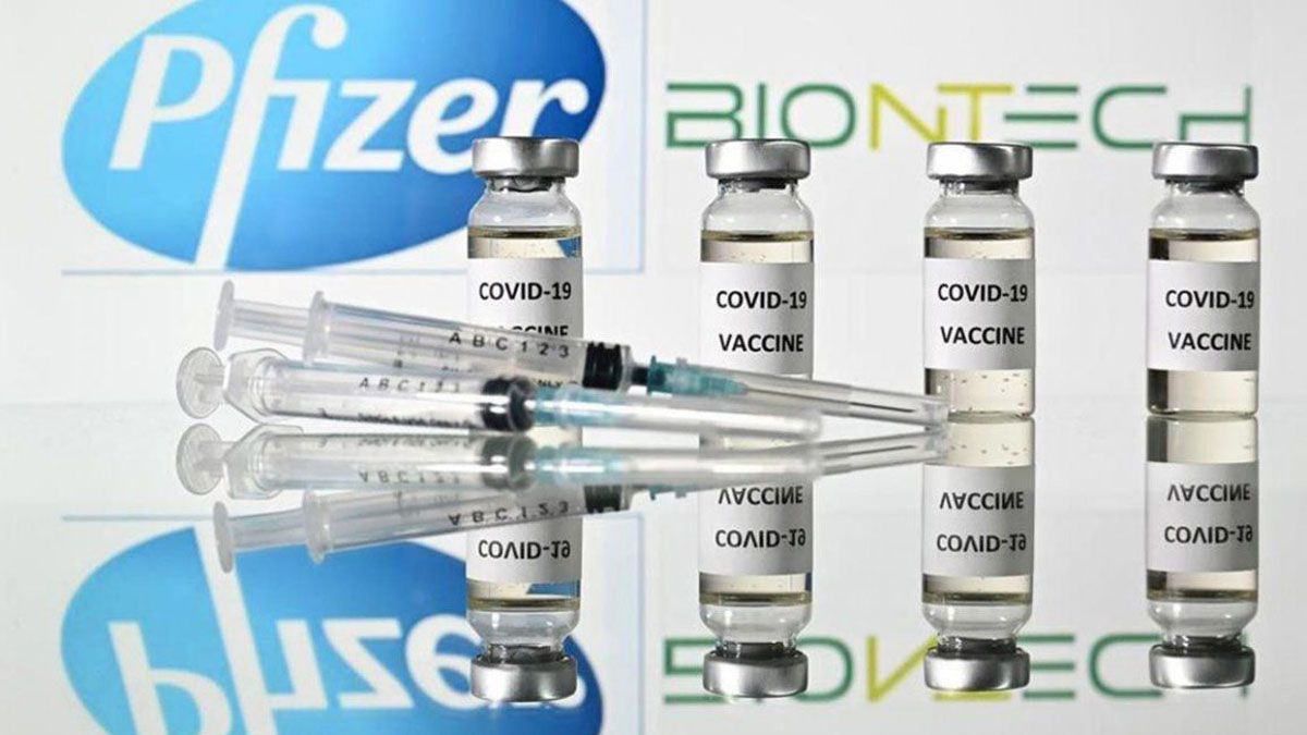 Llegó un nuevo lote de vacunas Pfizer a la Argentina.
