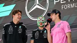 Colapinto bromeaba antes de la clasificación para el GP de México. Colapinto bromeaba antes de la clasificación para el GP de México.