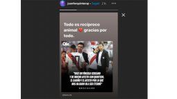 Esta es la historia que Juanfer Quintero escribió en Instagram.