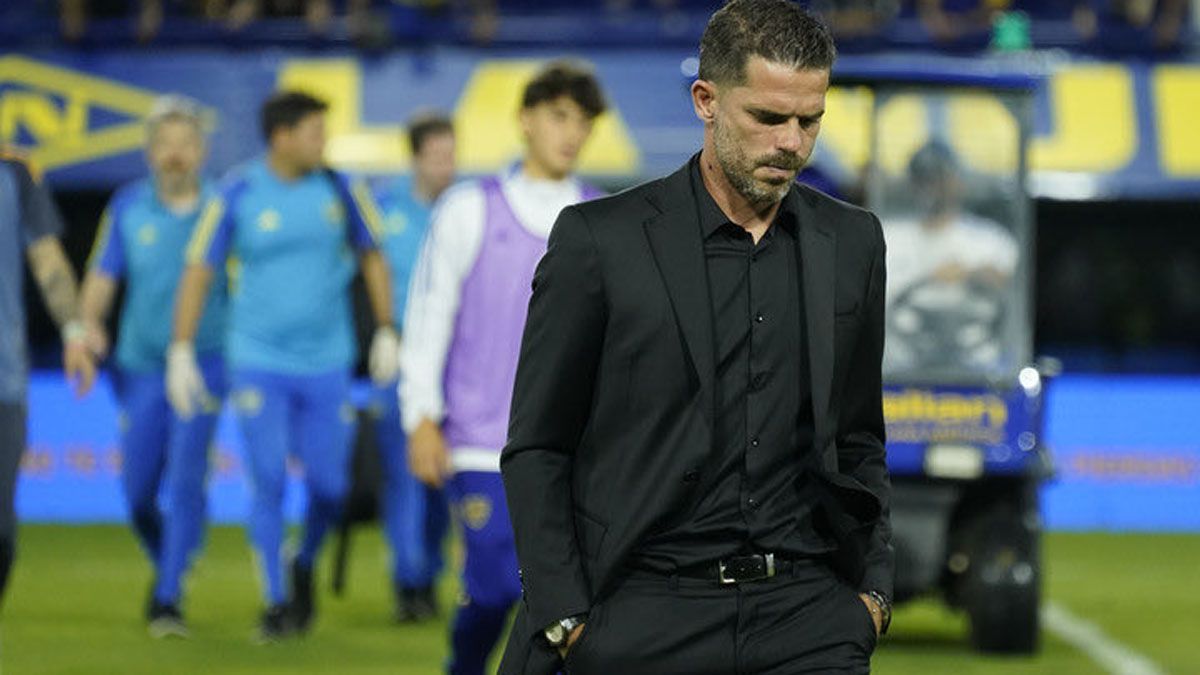 Fernando Gago, el DT de Boca.