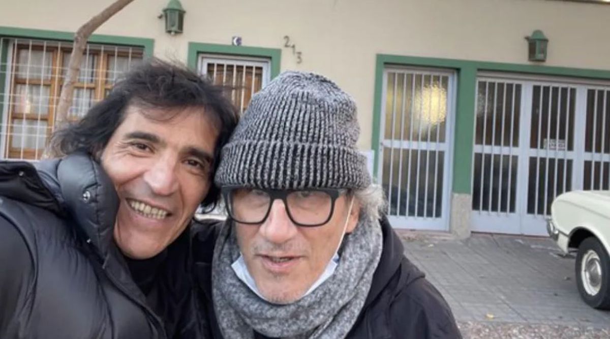 Dúo inolvidable de líderes de Los Enanitos Verdes: Felip Staiti y Marciano Cantero.