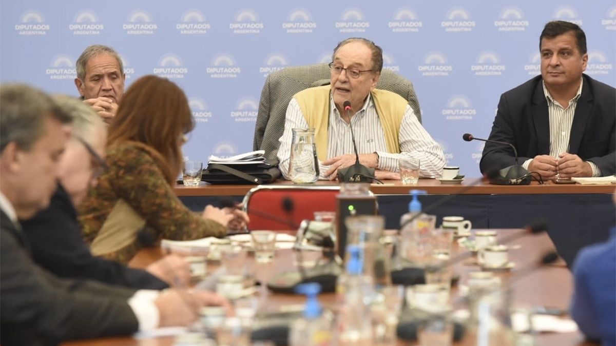 Carlos Heller (FDT) preside la comisión que analiza el Presupuesto 2023.