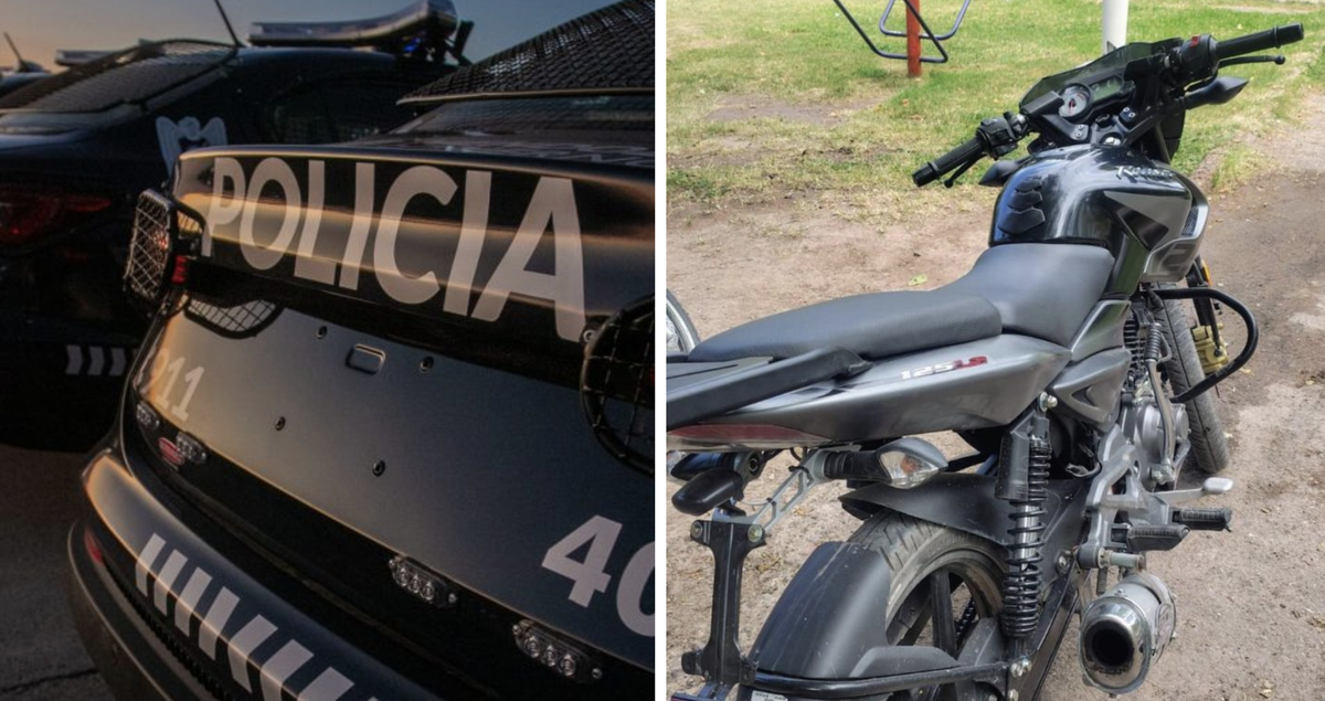 La Policía recuperó un auto y una moto y detuvo a un hombre con pedido de captura en Guaymallén
